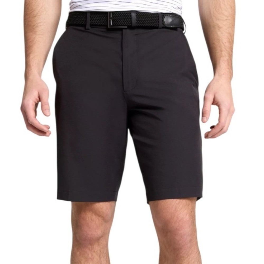 Walter Hagen Golf Shorts Mens 52W 10" Black Perfect 11 Performance Stretch NWT